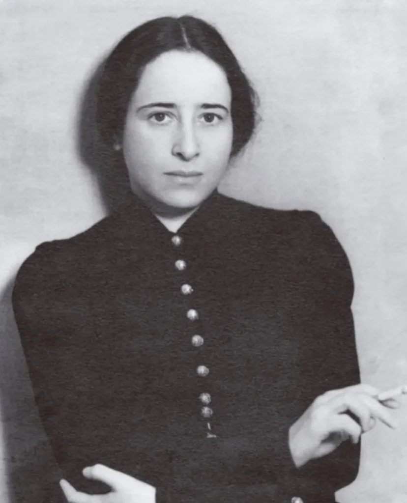 Fotografia de Hannah Arendt em 1933.